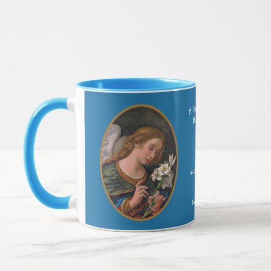 St. Gabriel der Erzengel (M 035) Tasse (Links)