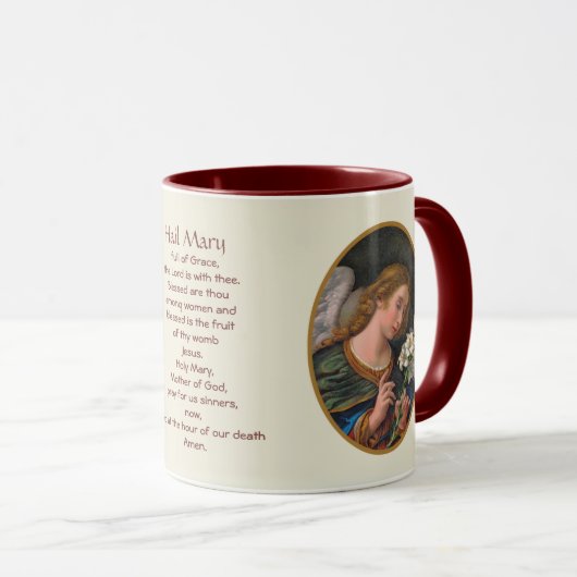 St. Gabriel der Erzengel (M 035) Tasse (VorderseiteRechts)