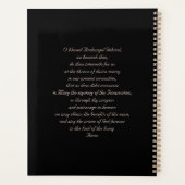 St. Gabriel der Erzengel mit Gebet Planer (Rückseite)