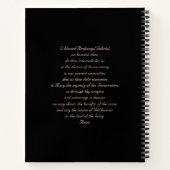 St. Gabriel der Erzengel Notizblock (Rückseite)