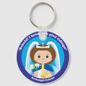 St. Gabriel der Erzengel Schlüsselanhänger (Vorderseite)