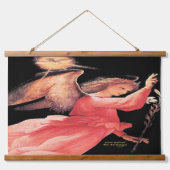 St. Gabriel der Erzengel Wandteppich Mit Holzrahmen (Vorne)