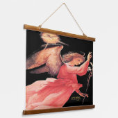 St. Gabriel der Erzengel Wandteppich Mit Holzrahmen (Gewinkelt)