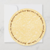 St. Gabriel the Archangel (M 011) Grußkarte Einladung (Rückseite)