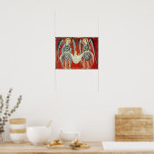 St. Gabriel und St. Raphael, c.1200 Poster (Küche)