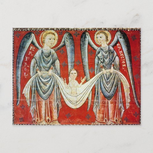 St. Gabriel und St. Raphael, c.1200 Postkarte (Vorderseite)
