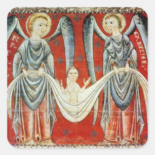 St- Gabrielund St.-RAPHAEL, c.1200 Quadratischer Aufkleber