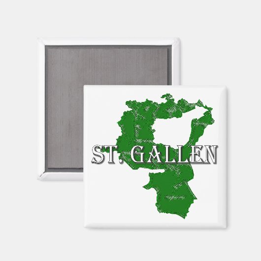 St. Gallen Magnet (Vorderseite/Rückseite)
