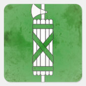 St. Gallen Quadratischer Aufkleber (Vorderseite)