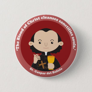 St. Gaspar del Bufalo Button