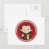St. Gaspar del Bufalo Postkarte (Vorne/Hinten)