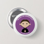 St. Gemma Galgani Button (Vorne & Hinten)