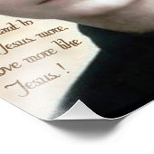 St. Gemma Galgani, Fotodruck (Ecke)