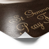 St. Gemma Galgani, Fotodruck (Ecke)
