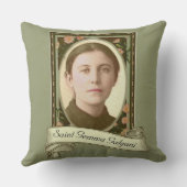 St. Gemma Galgani Gönner der Apotheker Kissen (Rückseite)