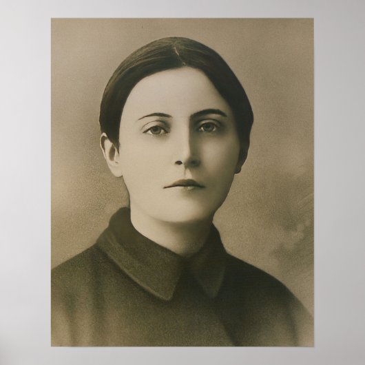 St Gemma Galgani Italienisch Katholische Kirche Sa Poster (Vorne)
