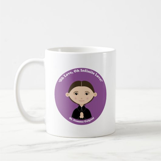 St. Gemma Galgani Kaffeetasse (Links)