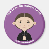 St. Gemma Galgani Magnet (Vorne)