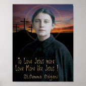 St. Gemma Galgani Poster (Vorne)