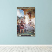 St. Genevieve Beruhigung der Pariser Leinwanddruck (Insitu (Holzboden))