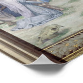 St. Genevieve Bringing Supplies Poster (Ecke)