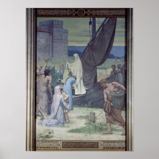 St. Genevieve Bringing Supplies Poster (Vorne)