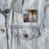 St. Genevieve, der das Parisians beruhigt Button (Beispiel)