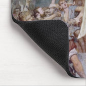 St. Genevieve, der das Parisians beruhigt Mousepad (Ecke)