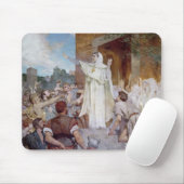 St. Genevieve, der das Parisians beruhigt Mousepad (Mit Mouse)