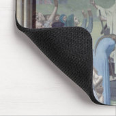 St. Genevieve, der Versorgungen holt Mousepad (Ecke)