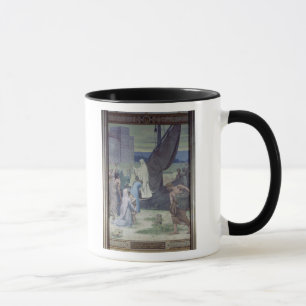 St. Genevieve, der Versorgungen holt Tasse