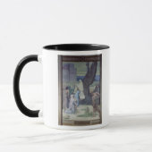 St. Genevieve, der Versorgungen holt Tasse (Links)