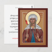 St. Genevieve-Gebetskarte Postkarte (Vorne/Hinten)