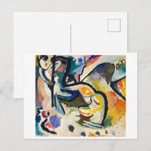St. Georg 3 Wassily Kandinsky Postkarte