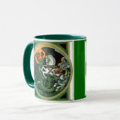 St. Georg und der Drache - Tasse (Vorderseite Links)