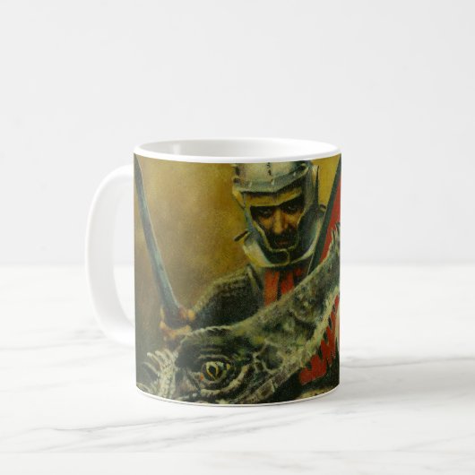 St Georg und die Dragon-Tasse Kaffeetasse (Vorderseite Links)