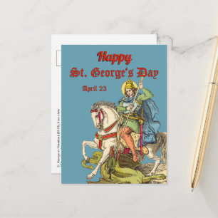 St. Georg zu Pferd (BS 01) Postkarte
