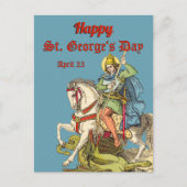 St. Georg zu Pferd (BS 01) Postkarte (Vorderseite)