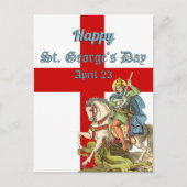 St. Georg zu Pferd (BS 01) Postkarte (Vorderseite)