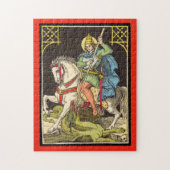 St. Georg zu Pferd (BS 01) Puzzle (Vertikal)
