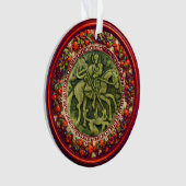 ST.GEORGE AND DRAGON FLORAL CROWN ORNAMENT (Vorderseite)