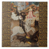 St. George and The Dragon by Bernat Martorell Fliese (Vorderseite)