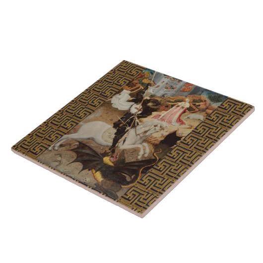 St. George and The Dragon by Bernat Martorell Fliese (Seite)