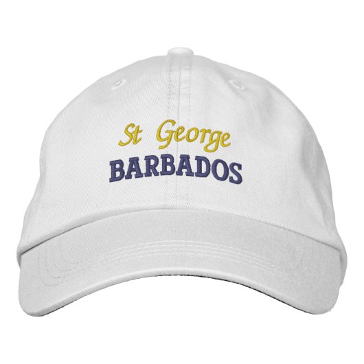 St. George, Barbados bestickt Baseball Cap Bestickte Baseballkappe (Vorderseite)