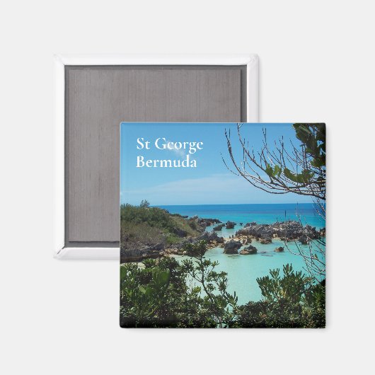 St. George Bermuda Magnet (Vorderseite/Rückseite)