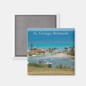 St. George Bermuda Magnet (Vorderseite/Rückseite)