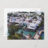 St. George Bermuda Postkarte (Vorne/Hinten)