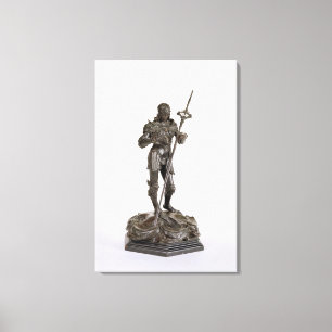 St George (Bronze) Leinwanddruck