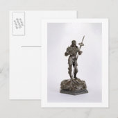 St. George (Bronze) Postkarte (Vorne/Hinten)