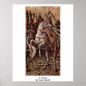 St. George By Carlo Crivelli Poster (Vorne)